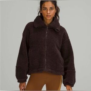 Lululemon cinchable fleece zip up jacket